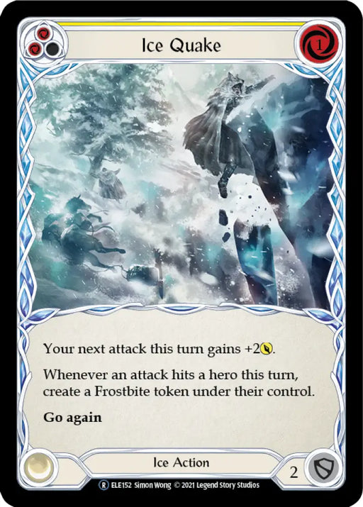 Ice Quake (Yellow) [Tales of Aria Unlimited] Unlimited Rainbow Foil - Flesh And Blood Single