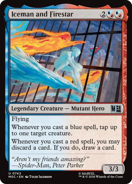 Iceman and Firestar (742) [Marvel Super Heroes Commander]