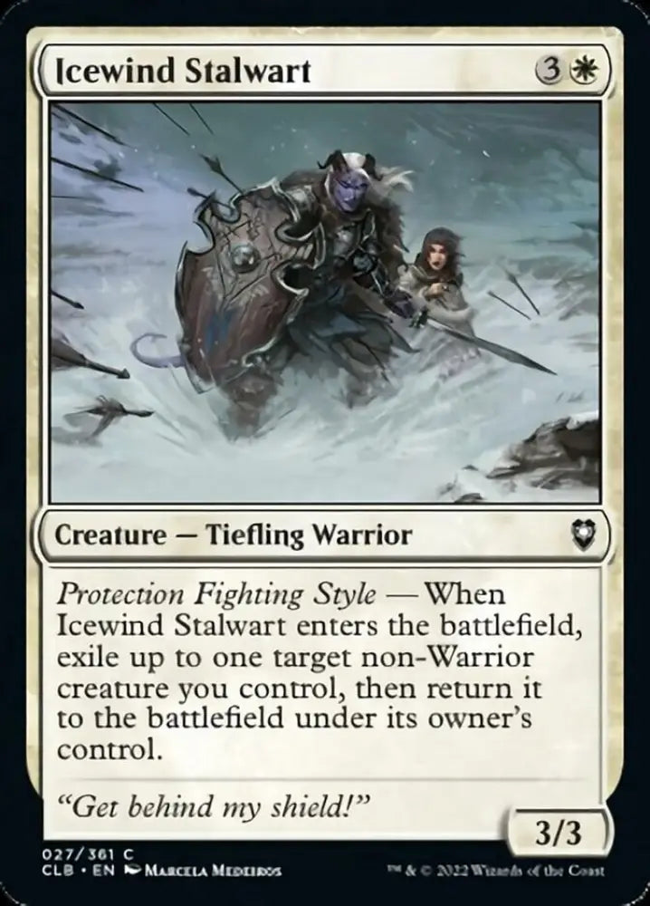 Icewind Stalwart [Commander Legends: Battle for Baldur’s Gate] - MTG Single