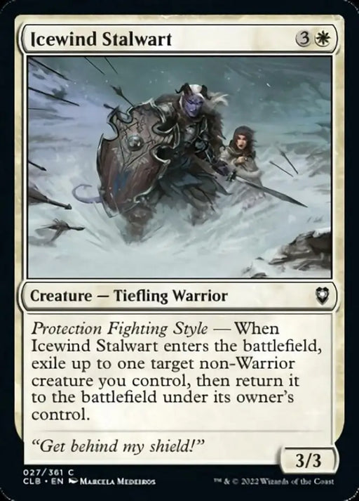 Icewind Stalwart [Commander Legends: Battle for Baldur’s Gate] - MTG Single