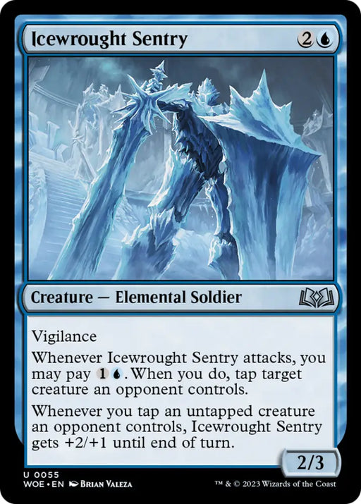 Icewrought Sentry [Wilds of Eldraine] - MTG Single