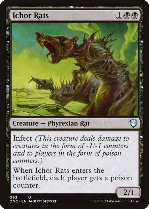 Ichor Rats [Phyrexia: All Will Be One Commander] - MTG Single