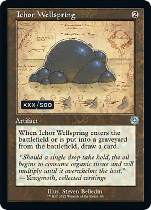Ichor Wellspring (Retro Schematic) (Serialized) [The Brothers’ War Retro Artifacts] - MTG Single