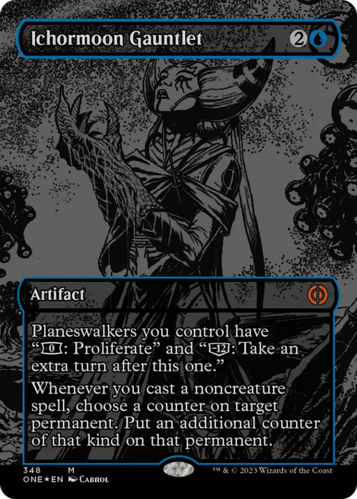 Ichormoon Gauntlet (Oil Slick Raised Foil) [Phyrexia: All Will Be One] - MTG Single