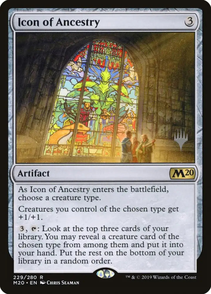 Icon of Ancestry (Promo Pack) [Core Set 2020 Promos] - MTG Single