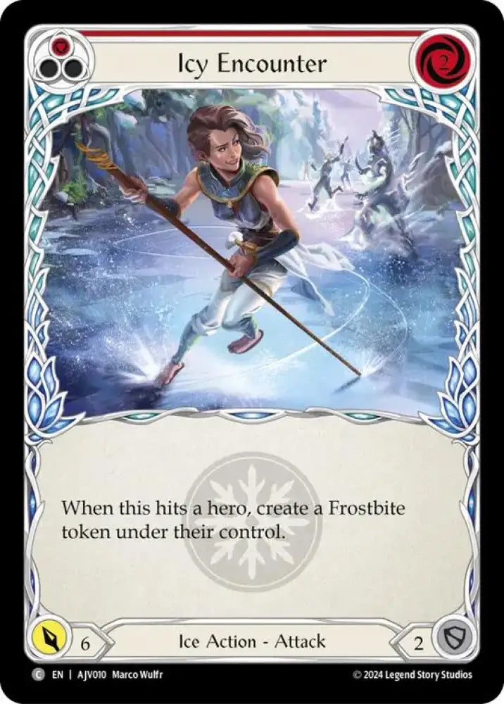 Icy Encounter (Red) [AJV010] (Armory Deck: Jarl Vetreidi) - Flesh And Blood Single