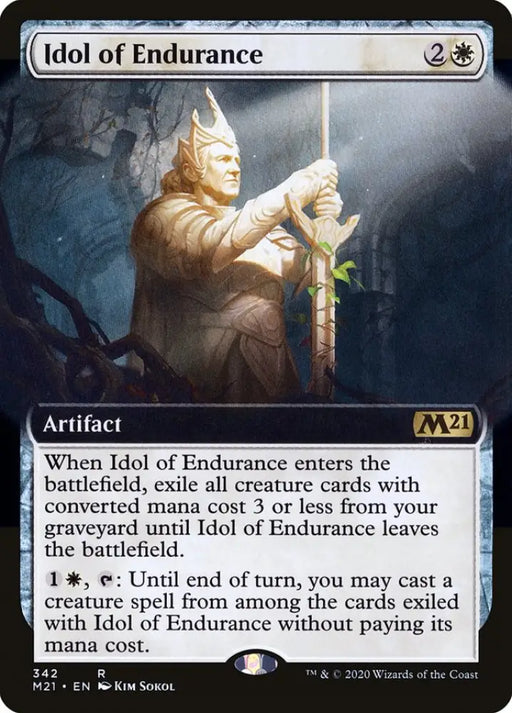 Idol of Endurance (Extended Art) [Core Set 2021] - MTG Single