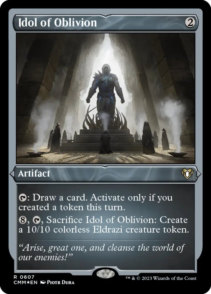 Idol of Oblivion (Foil Etched) [Commander Masters] - MTG Single