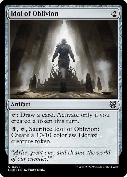 Idol of Oblivion (Ripple Foil) [Modern Horizons 3 Commander] - MTG Single