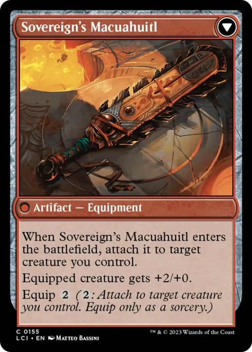 Idol of the Deep King // Sovereign’s Macuahuitl [The Lost Caverns of Ixalan] - MTG Single