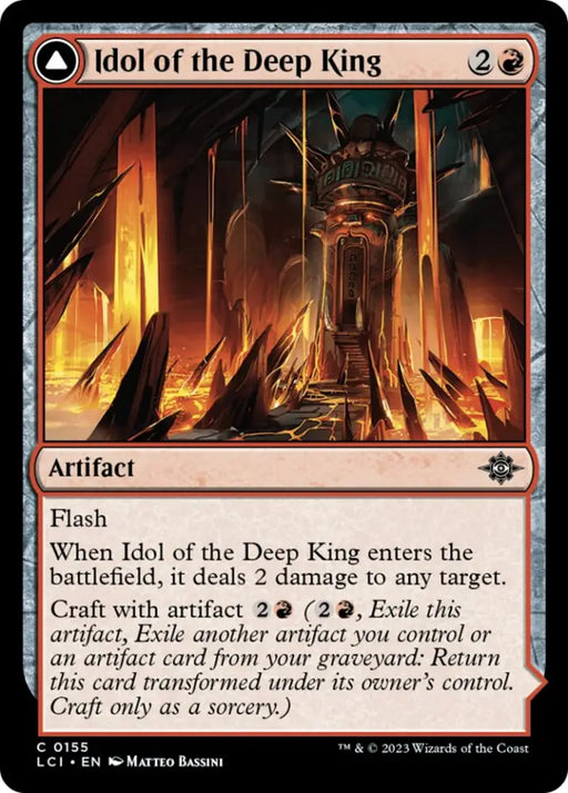 Idol of the Deep King // Sovereign’s Macuahuitl [The Lost Caverns of Ixalan] - MTG Single