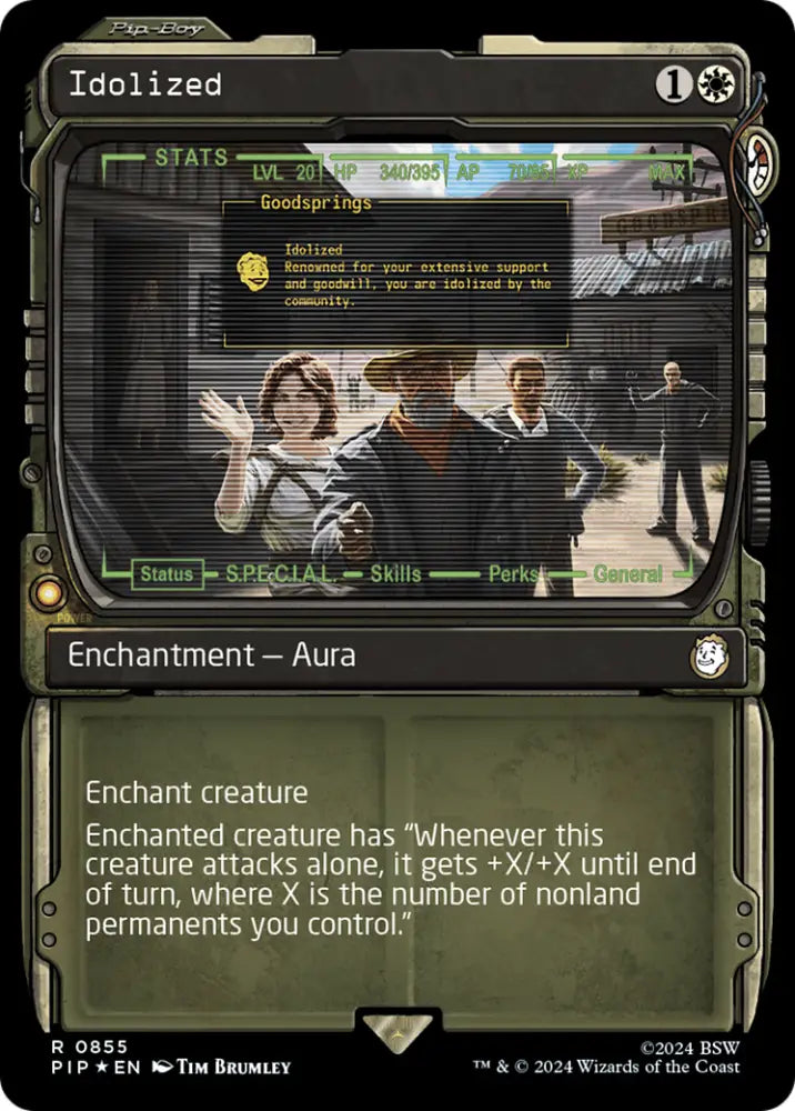 Idolized (Showcase) (Surge Foil) [Fallout] - MTG Single