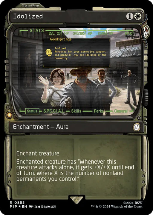 Idolized (Showcase) (Surge Foil) [Fallout] - MTG Single