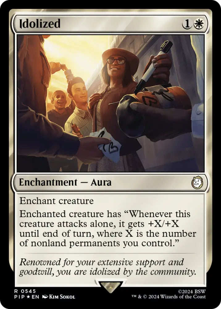 Idolized (Surge Foil) [Fallout] - MTG Single