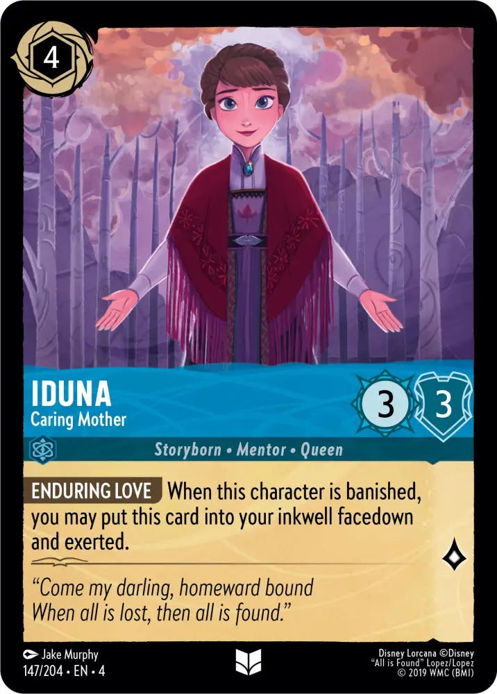 Iduna - Caring Mother (147/204) [Ursula’s Return] - Lorcana Single