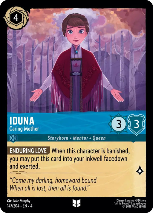 Iduna - Caring Mother (147/204) [Ursula’s Return] - Lorcana Single