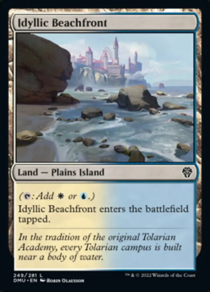 Idyllic Beachfront [Dominaria United] - MTG Single