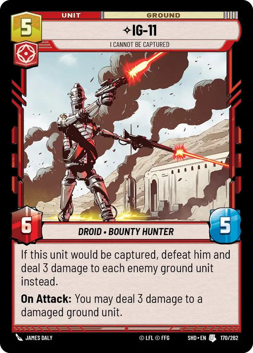 IG-11 - I Cannot Be Captured (170/262) [Shadows of the Galaxy] - Star Wars: Unlimited Single