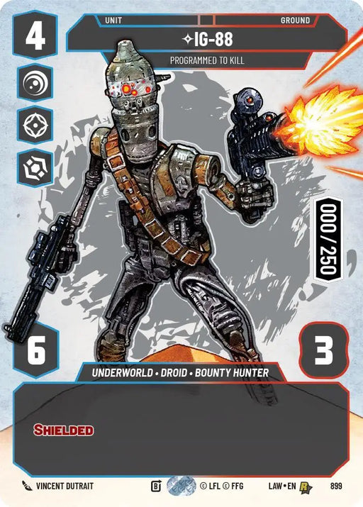 IG-88 - Programmed to Kill (Serialized) (899) [A Lawless Time]