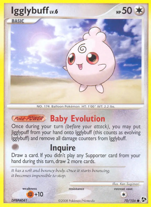 Igglybuff (70/106) [Diamond & Pearl: Great Encounters] - Pokemon Single