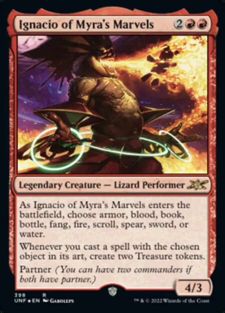 Ignacio of Myra’s Marvels (Galaxy Foil) [Unfinity] - MTG Single