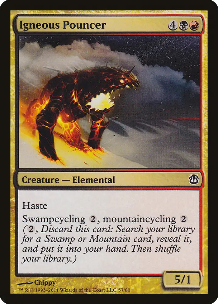 Igneous Pouncer [Duel Decks: Ajani vs. Nicol Bolas] - MTG Single