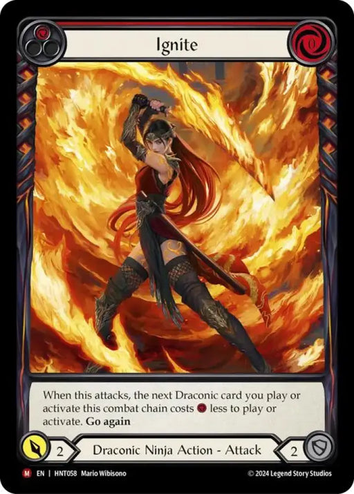 Ignite (Extended Art) [The Hunted] Rainbow Foil - Flesh And Blood Single