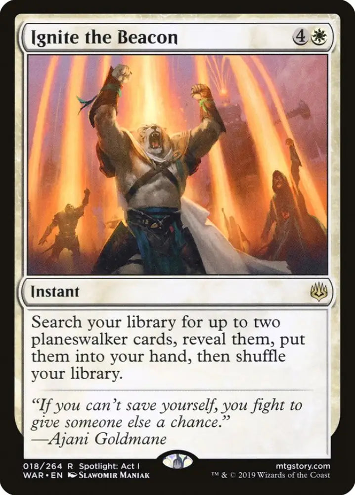 Ignite the Beacon [War of the Spark] - MTG Single