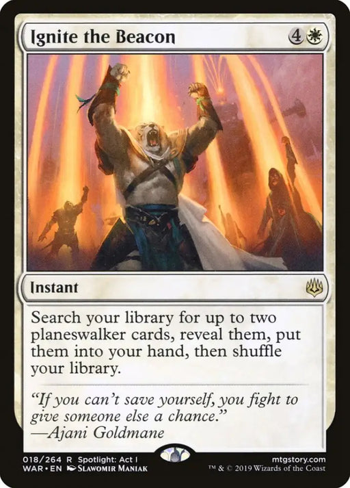 Ignite the Beacon [War of the Spark] - MTG Single