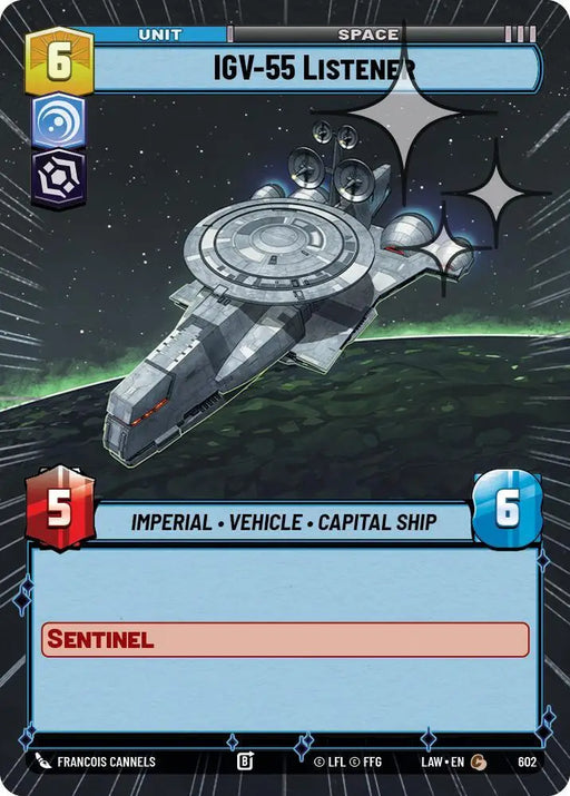 IGV-55 Listener (Hyperspace Foil) (602) [A Lawless Time]