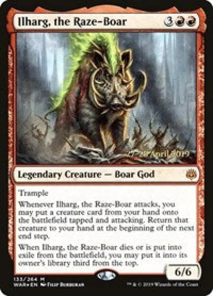 Ilharg, the Raze-Boar (133) [Prerelease Cards]