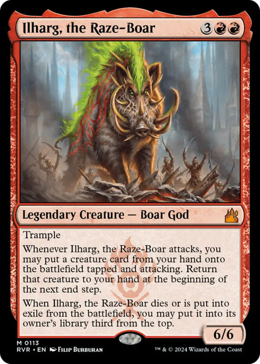 Ilharg the Raze-Boar [Ravnica Remastered] - MTG Single