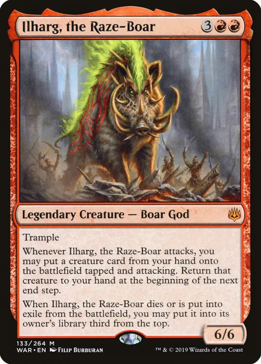 Ilharg the Raze-Boar [War of the Spark] - MTG Single