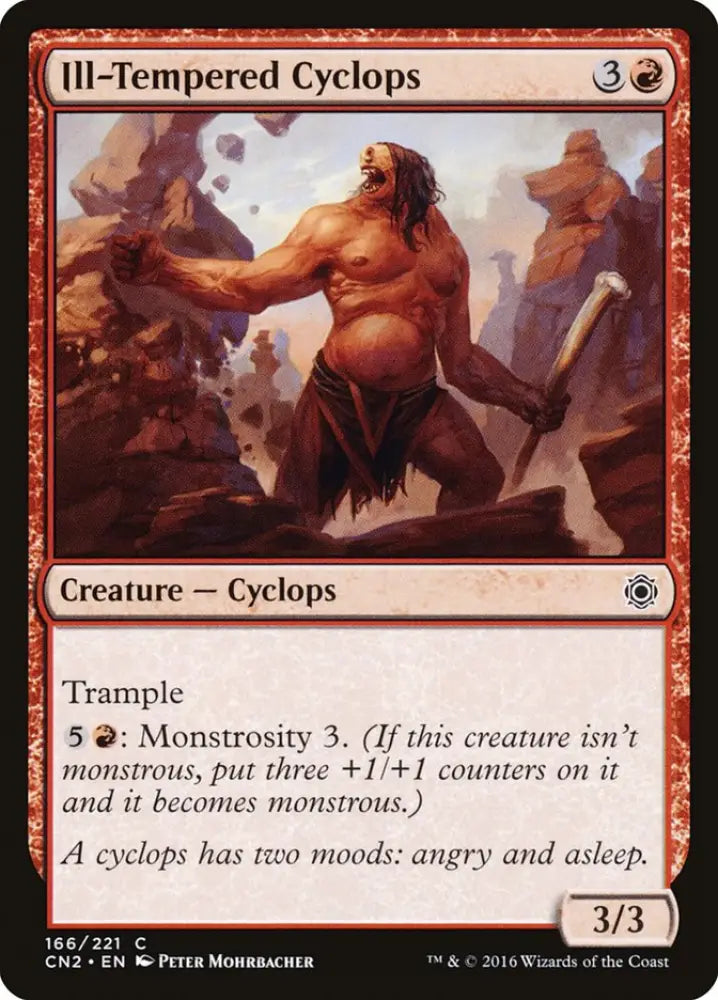 Ill-Tempered Cyclops [Conspiracy: Take the Crown] - MTG Single