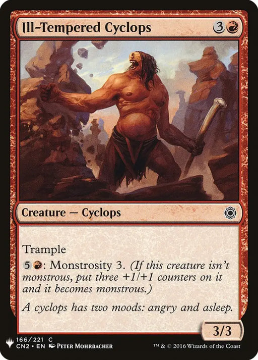 Ill-Tempered Cyclops [Mystery Booster] - MTG Single