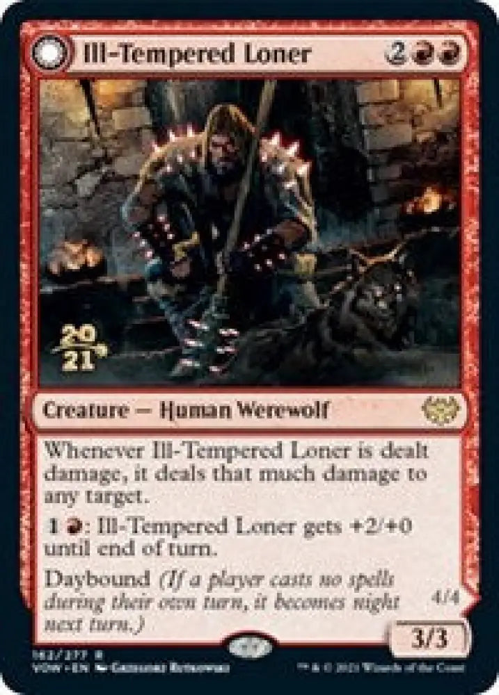 Ill-Tempered Loner (162) [Prerelease Cards]