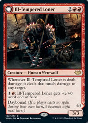 Ill-Tempered Loner // Howlpack Avenger [Innistrad: Crimson Vow] - MTG Single