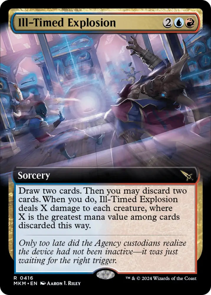 Ill-Timed Explosion (Extended Art) [Murders at Karlov Manor] - MTG Single