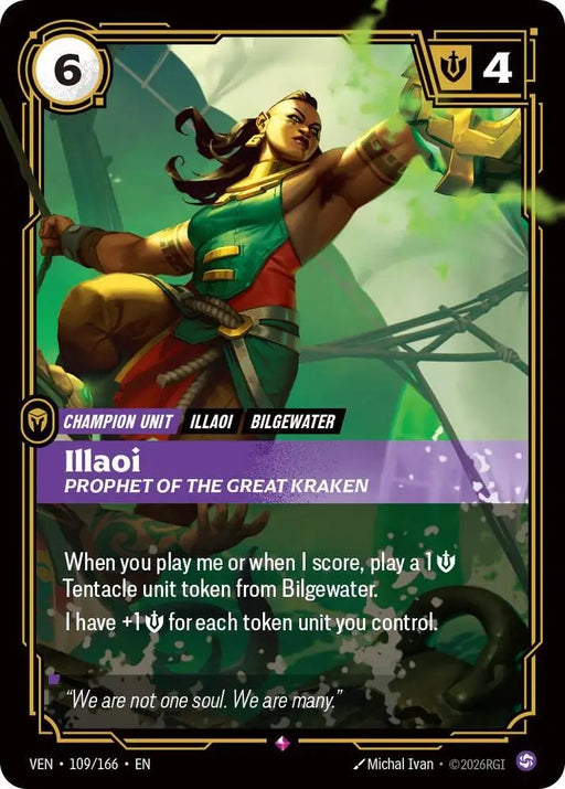 Illaoi, Prophet of the Great Kraken (109/166) [Vendetta]