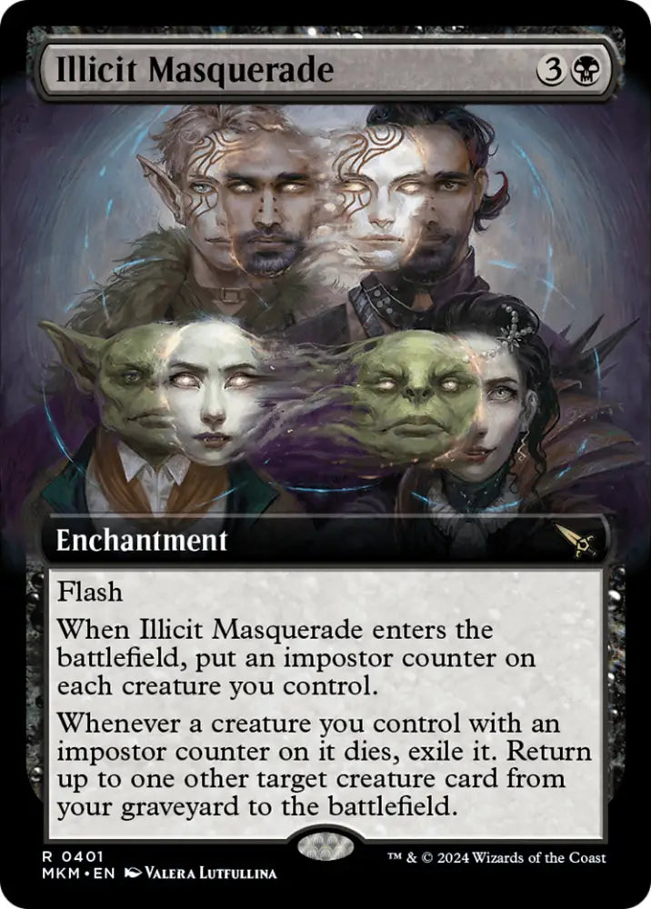 Illicit Masquerade (Extended Art) [Murders at Karlov Manor] - MTG Single