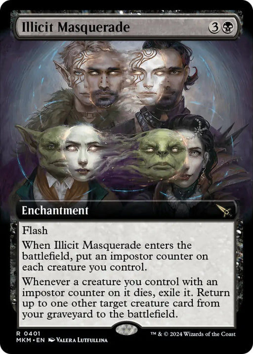 Illicit Masquerade (Extended Art) [Murders at Karlov Manor] - MTG Single