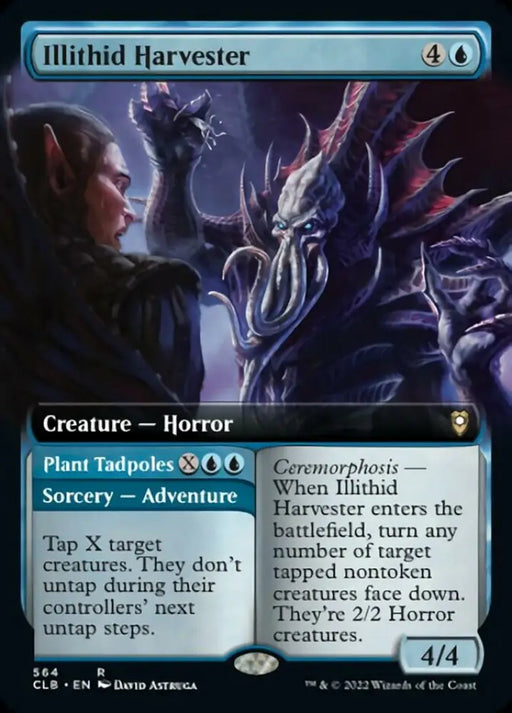 Illithid Harvester // Plant Tadpoles (Extended Art) [Commander Legends: Battle for Baldur’s Gate] - MTG Single