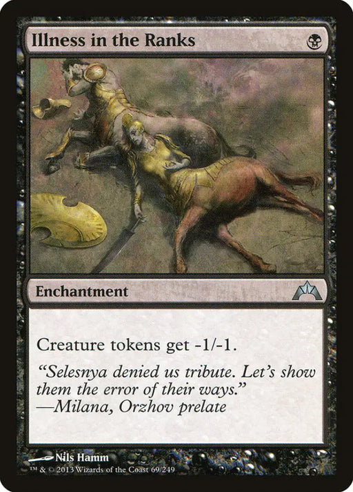 Illness in the Ranks [Gatecrash] - MTG Single