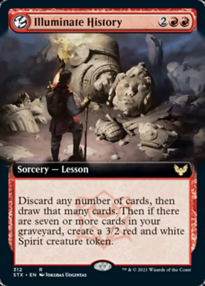 Illuminate History (Extended Art) [Strixhaven: School of Mages] - MTG Single