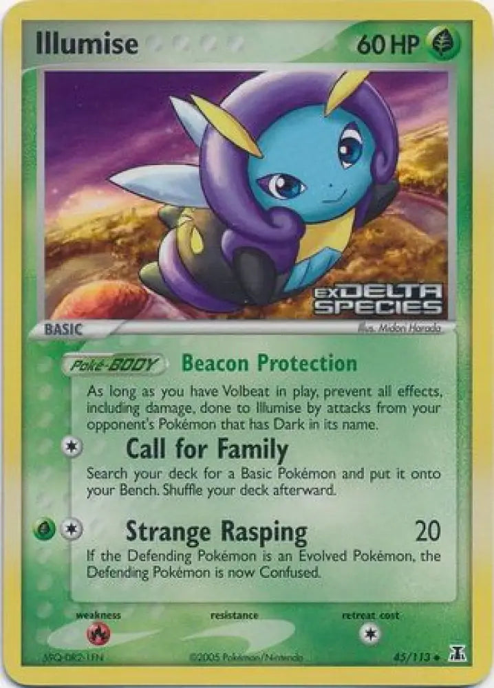 Illumise (45/113) (Stamped) [EX: Delta Species] - Pokemon Single