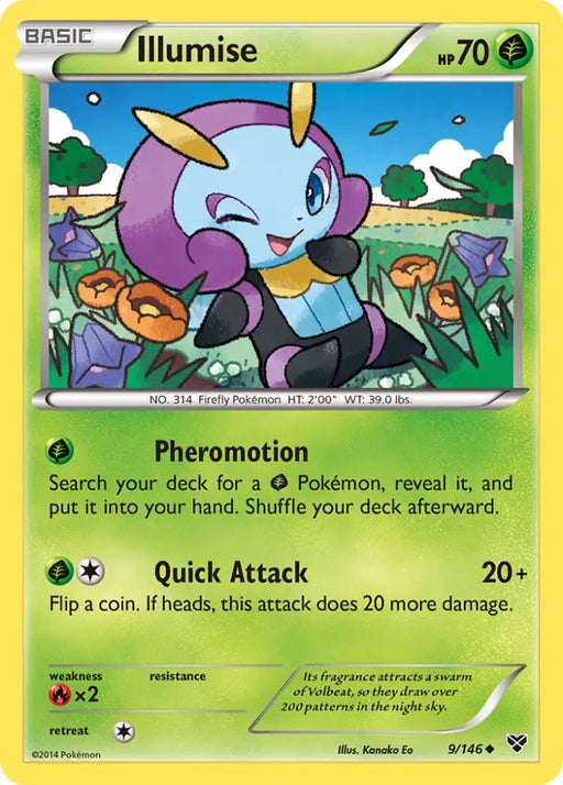 Illumise (9/146) [XY: Base Set] - Pokemon Single