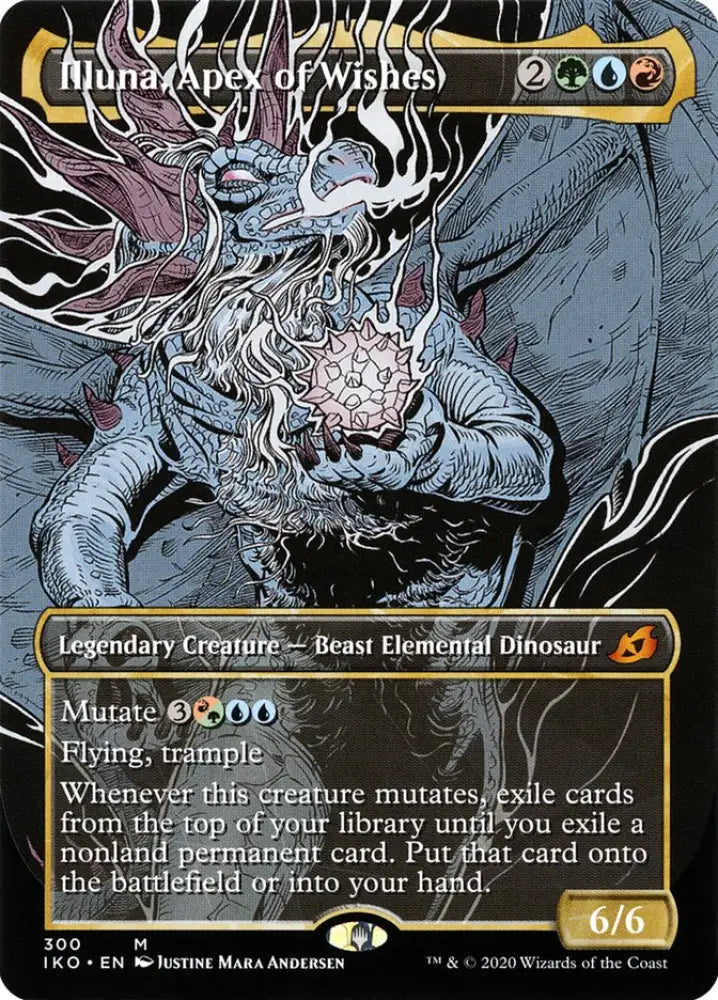 Illuna Apex of Wishes (Showcase) [Ikoria: Lair of Behemoths] - MTG Single