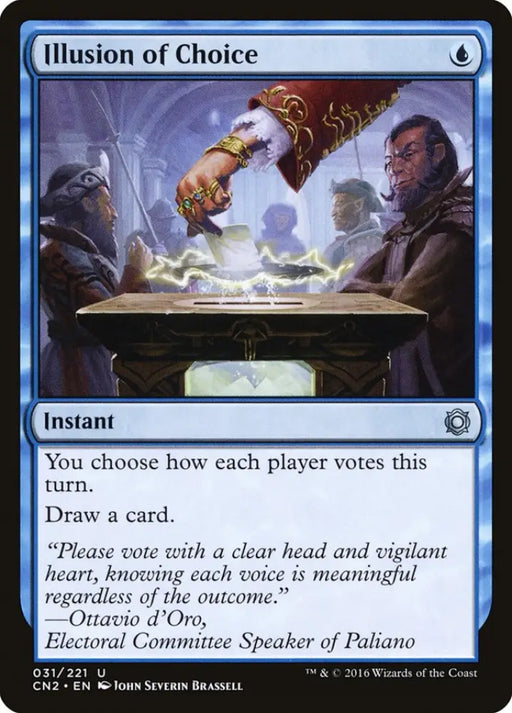 Illusion of Choice [Conspiracy: Take the Crown] - MTG Single