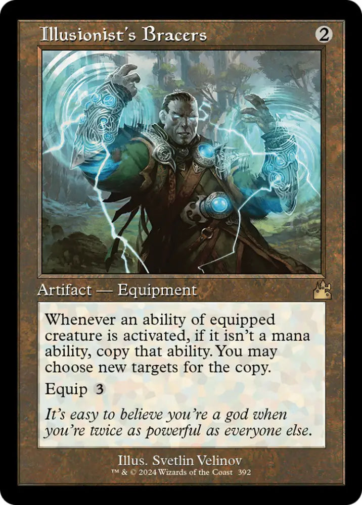 Illusionist’s Bracers (Retro Frame) [Ravnica Remastered] - MTG Single