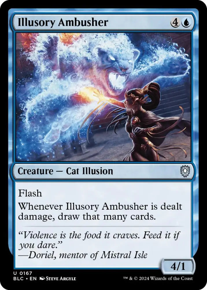 Illusory Ambusher [Bloomburrow Commander] - MTG Single